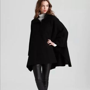 VINCE WOOL TURTLENECK PONCHO